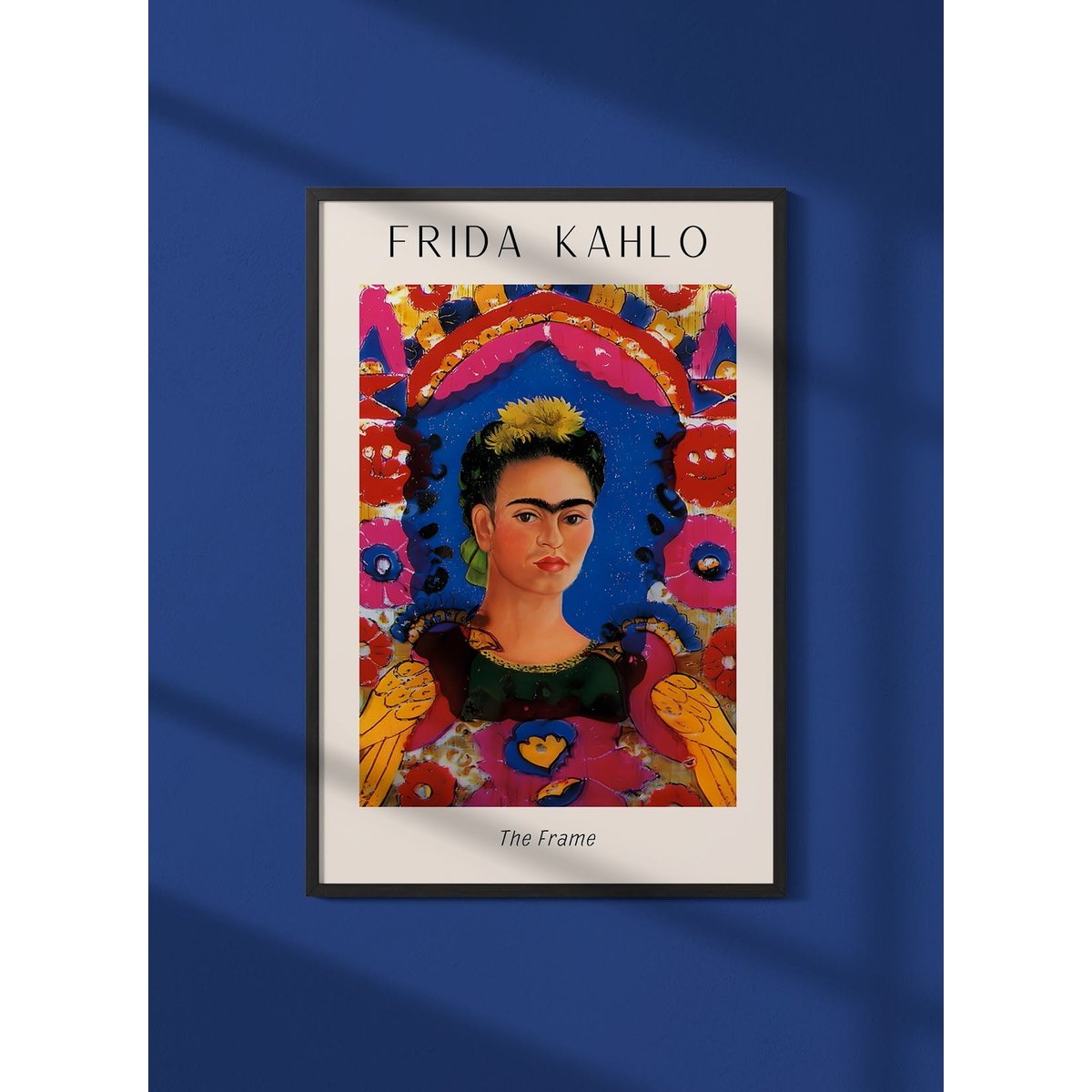 Affiche Frida Kahlo « The Frame » blanc, L'AFFICHERIE