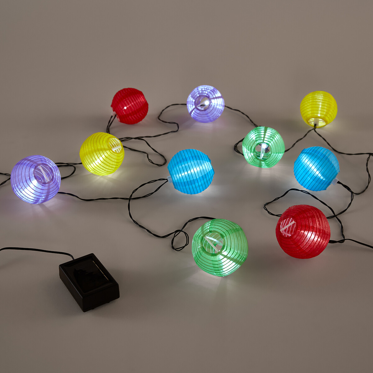 Guirlande lumineuse solaire, Masti multicolore, LA REDOUTE INTERIEURS