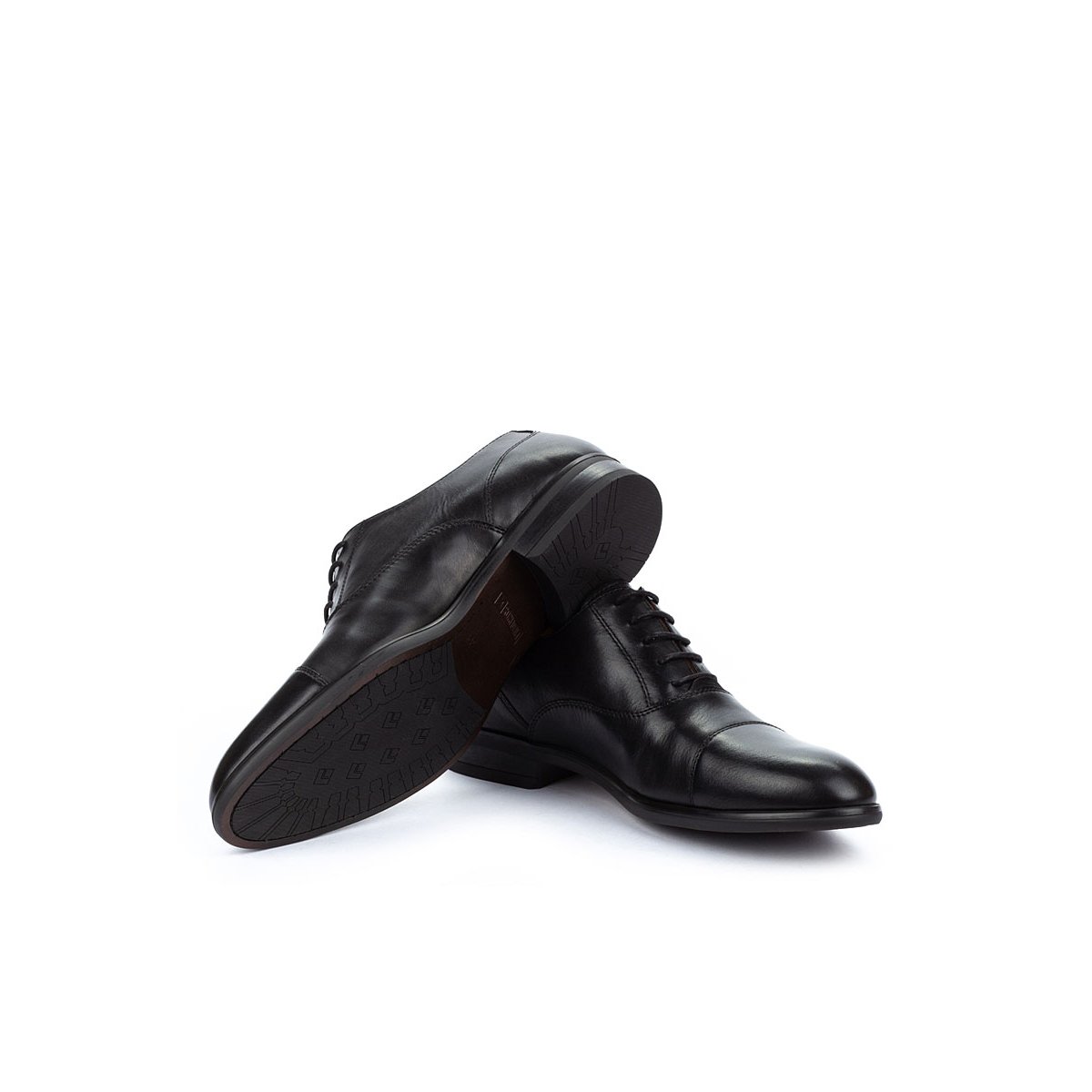Chaussures à lacets cuir Bristol black, PIKOLINOS