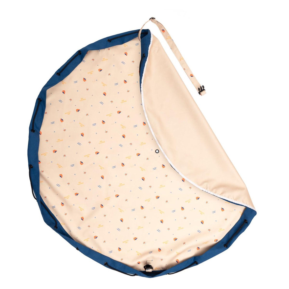 play&go - tapis de jeu & sac à jouets outdoor - magical days ecru, multicolor, PLAY ET GO