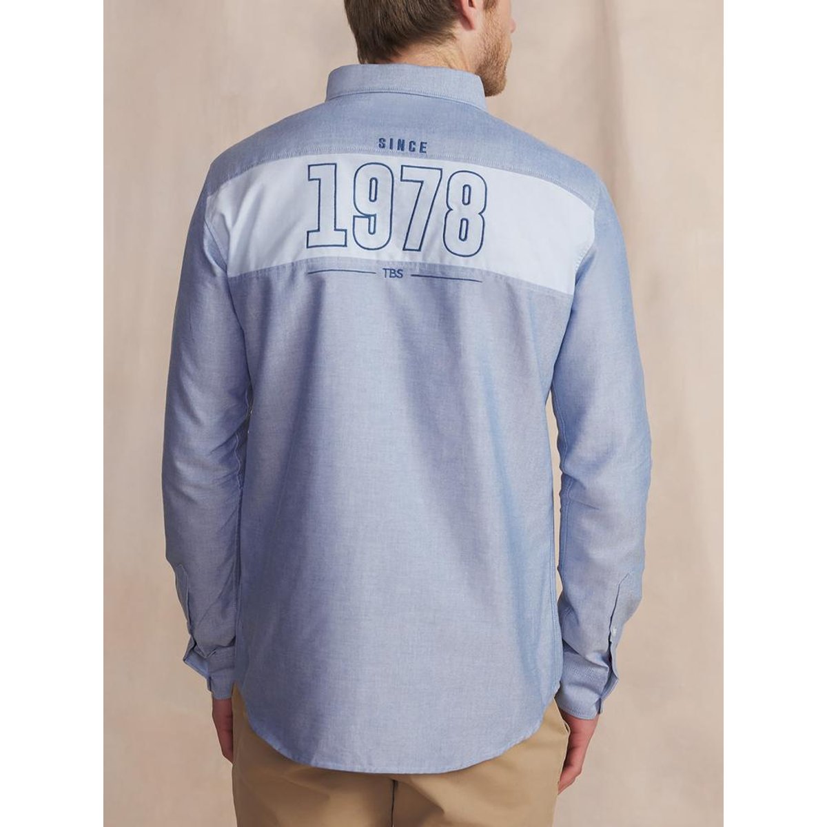 Chemise manches longues JAMADCHE chambray, TBS