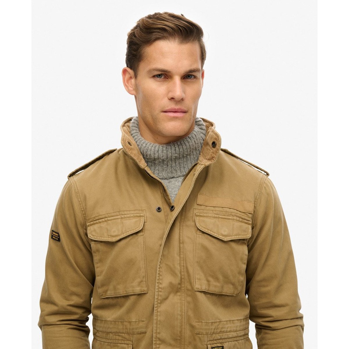 Veste Rookie Field grès marron brun, SUPERDRY