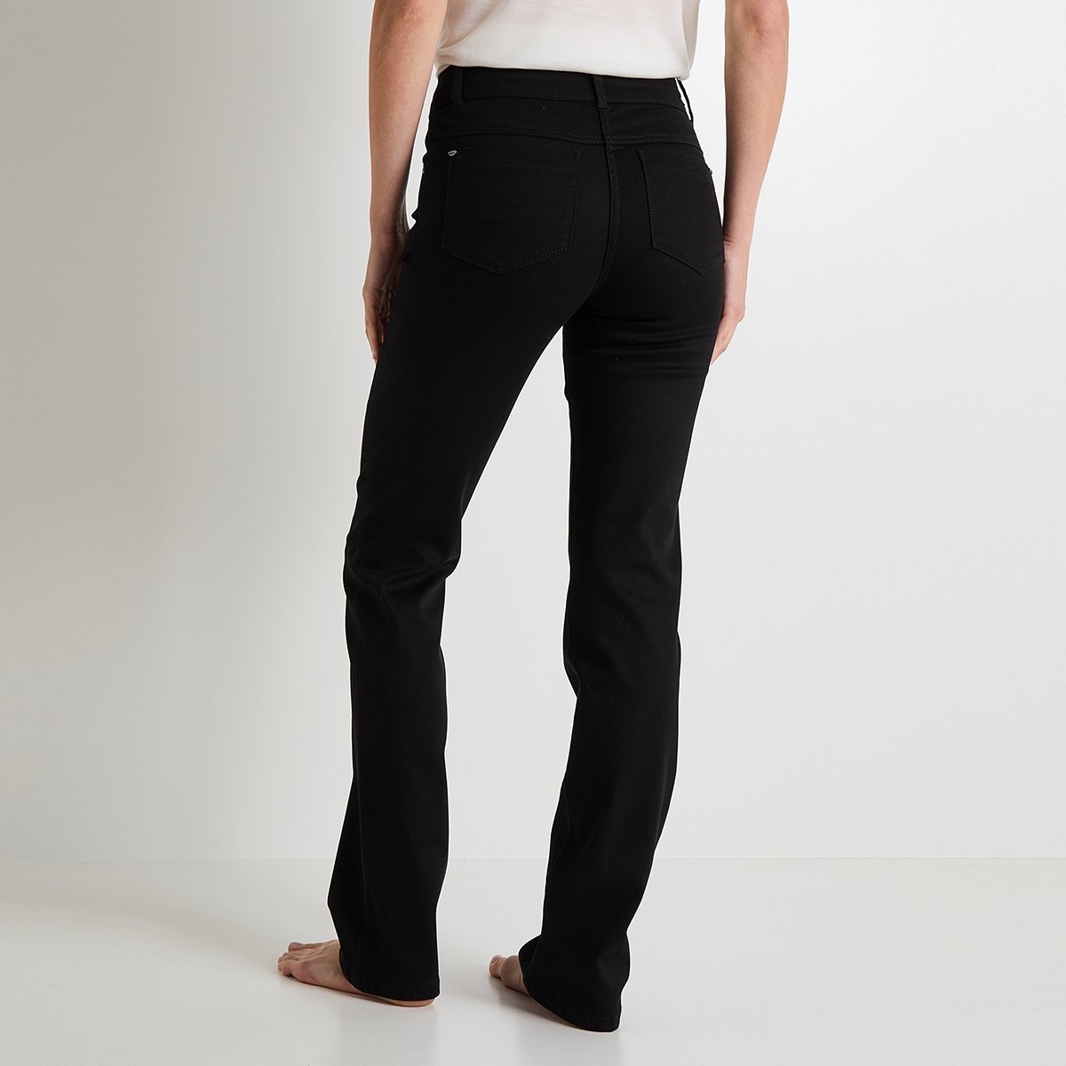 Jean droit ROME D02 noir, GRAIN DE MALICE