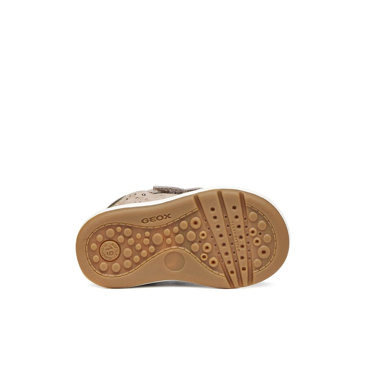 Zapatillas con velcro, BIGLIA beige , GEOX