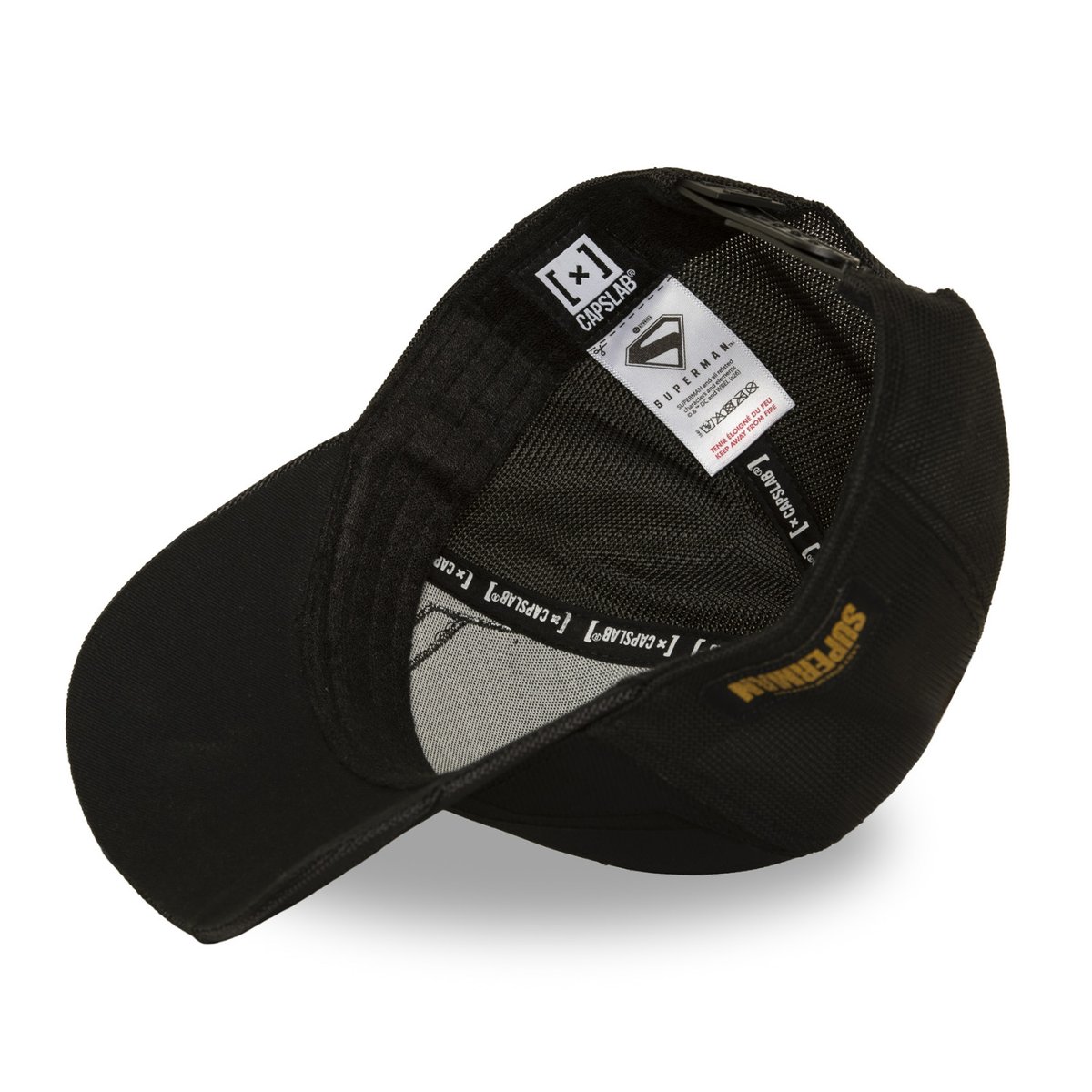 Casquette trucker DC Comics noir/doré, CAPSLAB