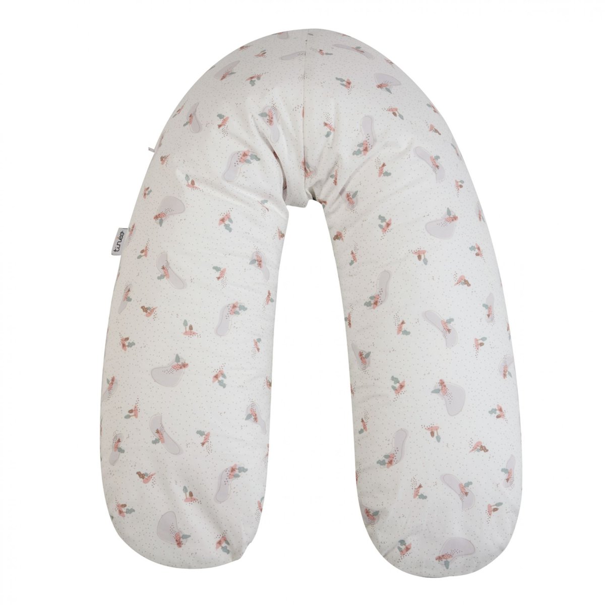 Coussin de grossesse éponge microfibre rose peach, TINEO