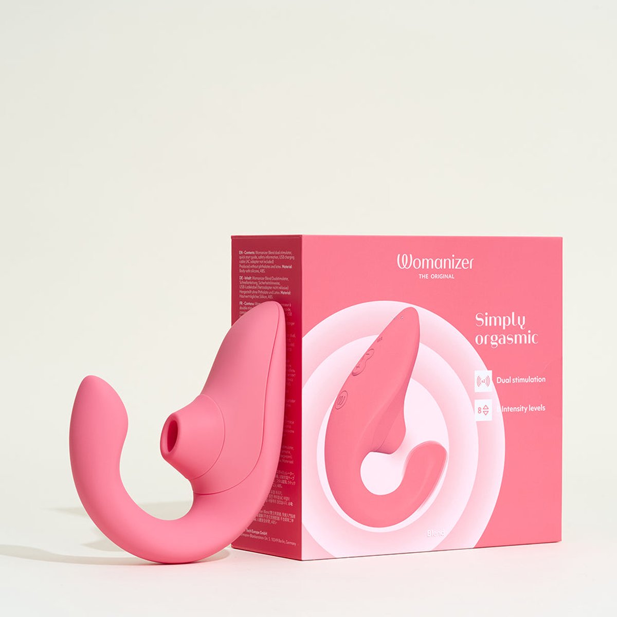 Stimulateur Clitorien Blend vibrant rose, WOMANIZER