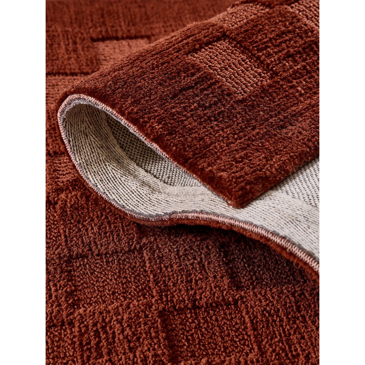 Tapis de salon et chambre moderne PYTHIA rouge, NOVATREND