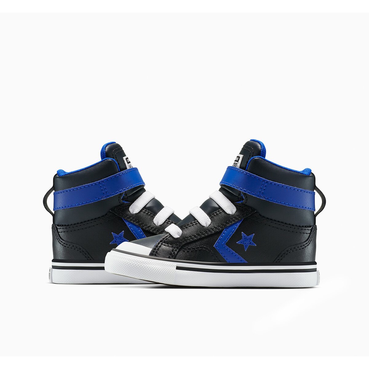 Kids Pro Blaze Strap Varsity Trainers black/blue, CONVERSE
