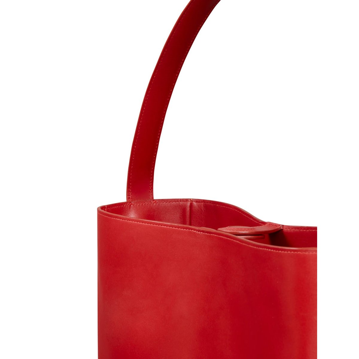 Sac cabas cuir Léonore grand format rouge, INES DE LA FRESSANGE PARIS