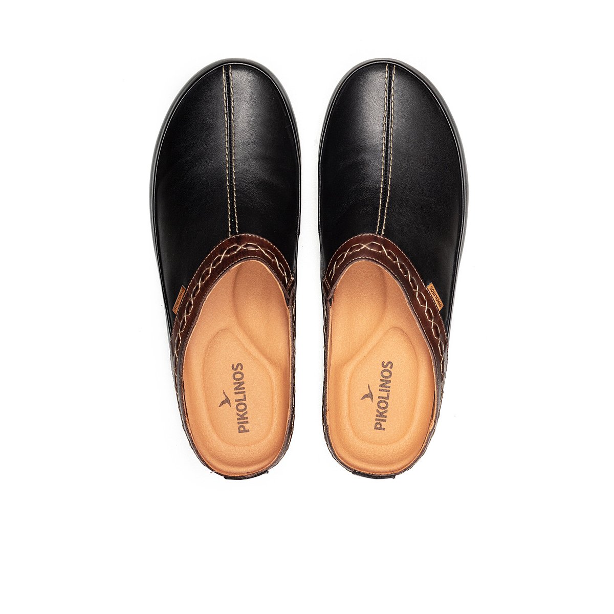 Sabots cuir Granada black, PIKOLINOS