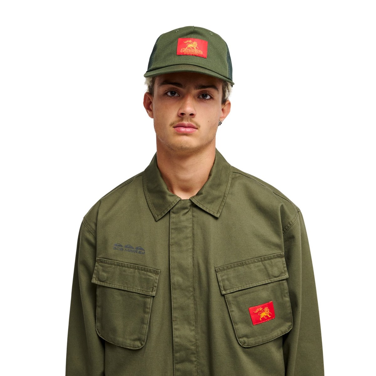 Veste militaire BOB MARLEY UPRISING vert grape leaf, QUIKSILVER