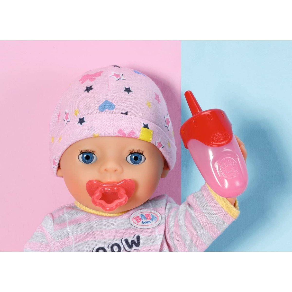 Baby Born Little biberon & tétine 2sort 36cm rouge ou bleu, ZAPF CREATION