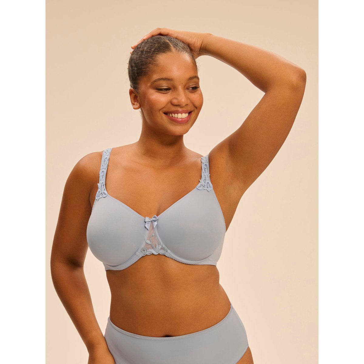 Soutien-gorge emboitant moulé, ANDORA bleu, SIMONE PERELE