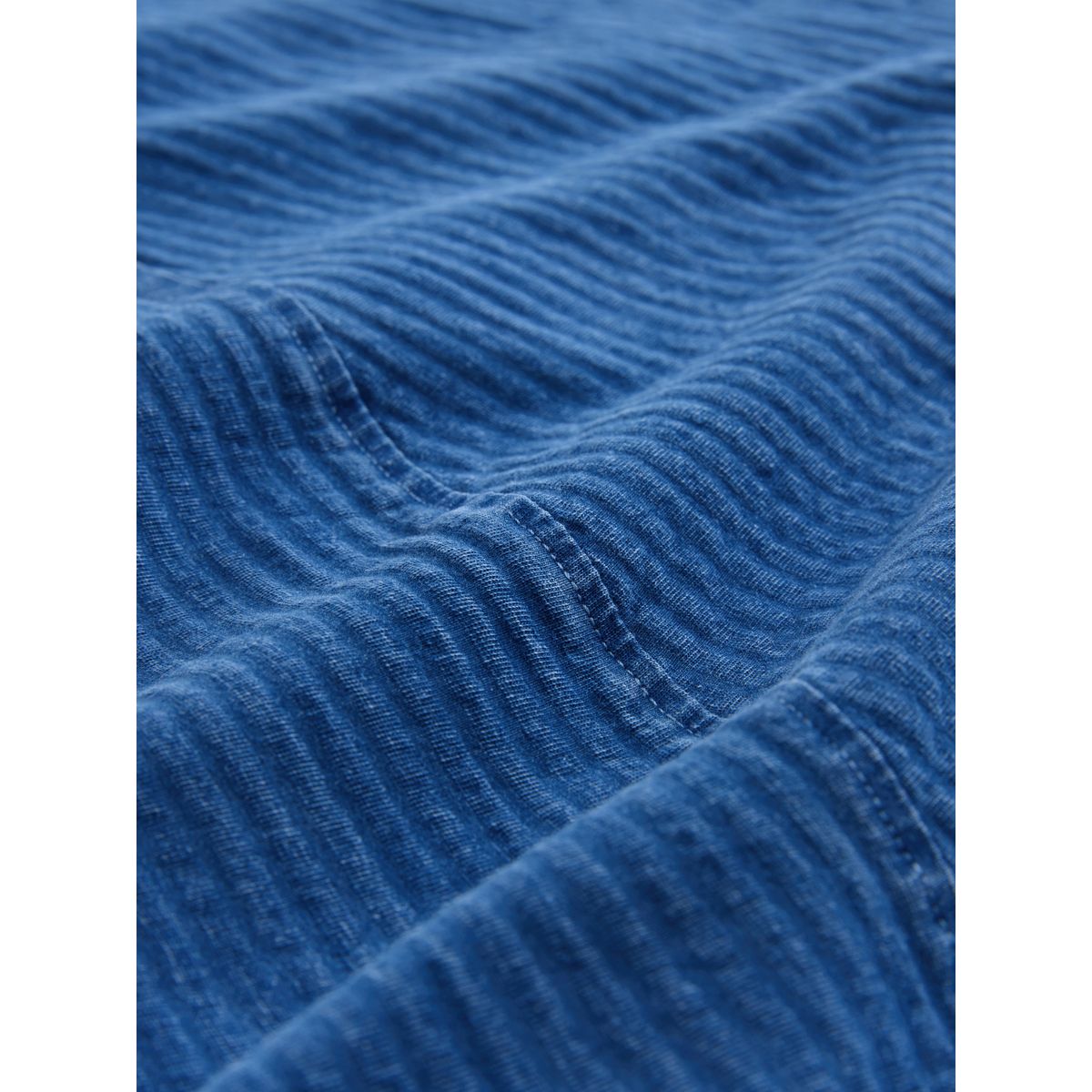 Robe midi en jersey seersucker aspect denim bleu délavé, NEXT