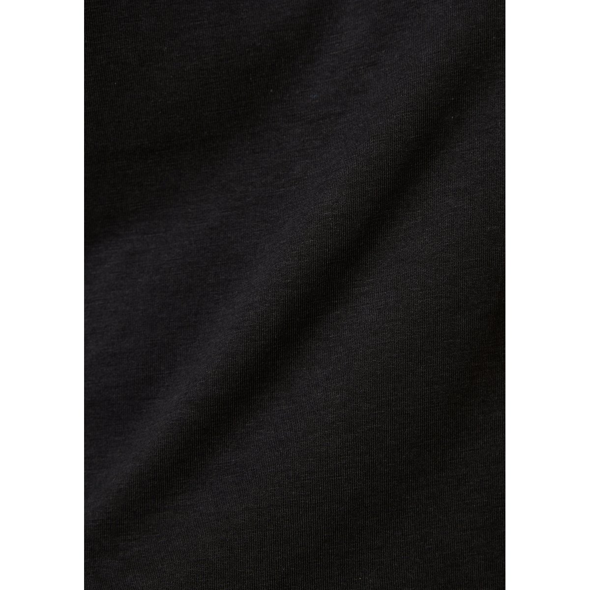 T-shirt en lyocell manches longues col rond noir, LA FEE MARABOUTEE