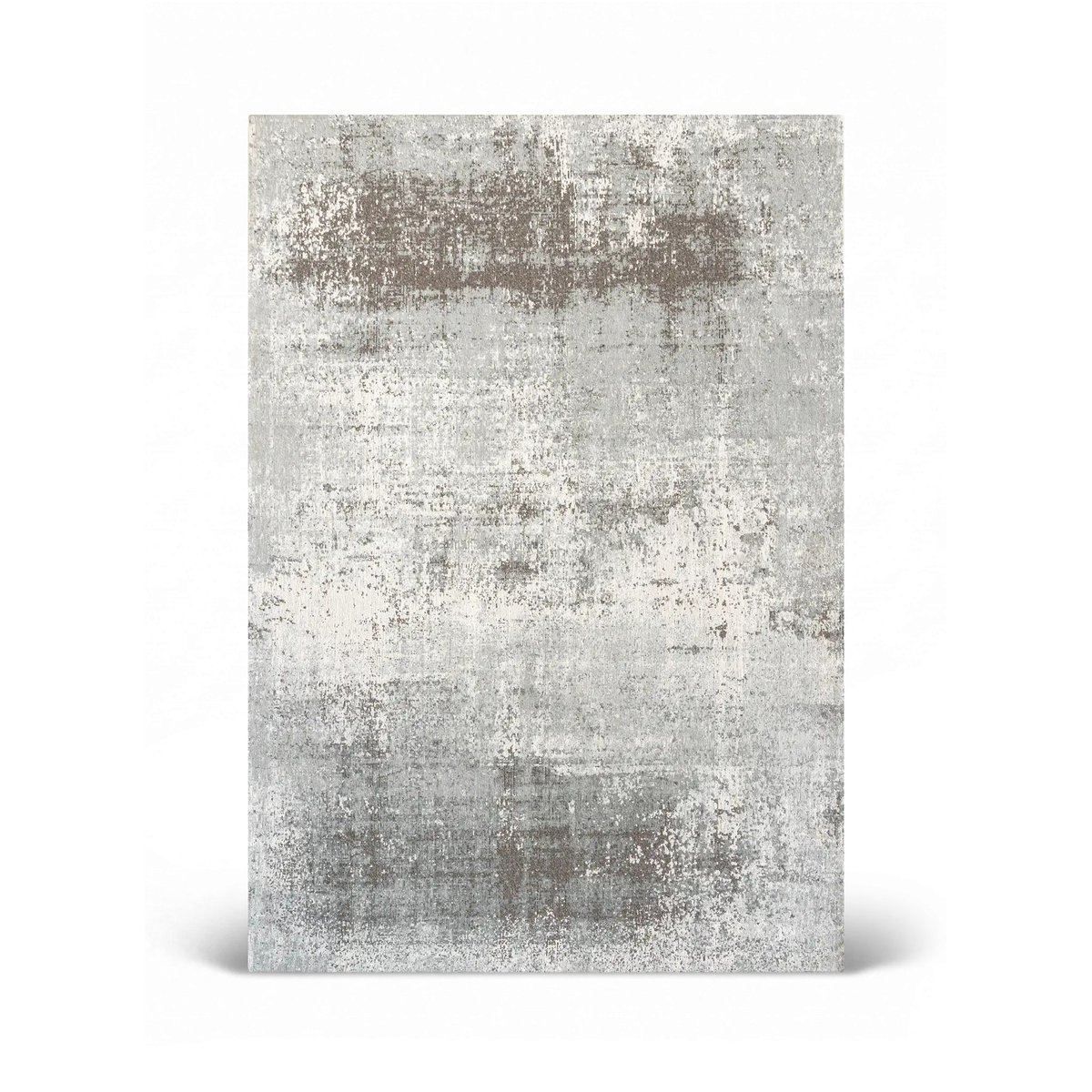Tapis de salon et chambre tissé plat VIRGIN gris, NOVATREND