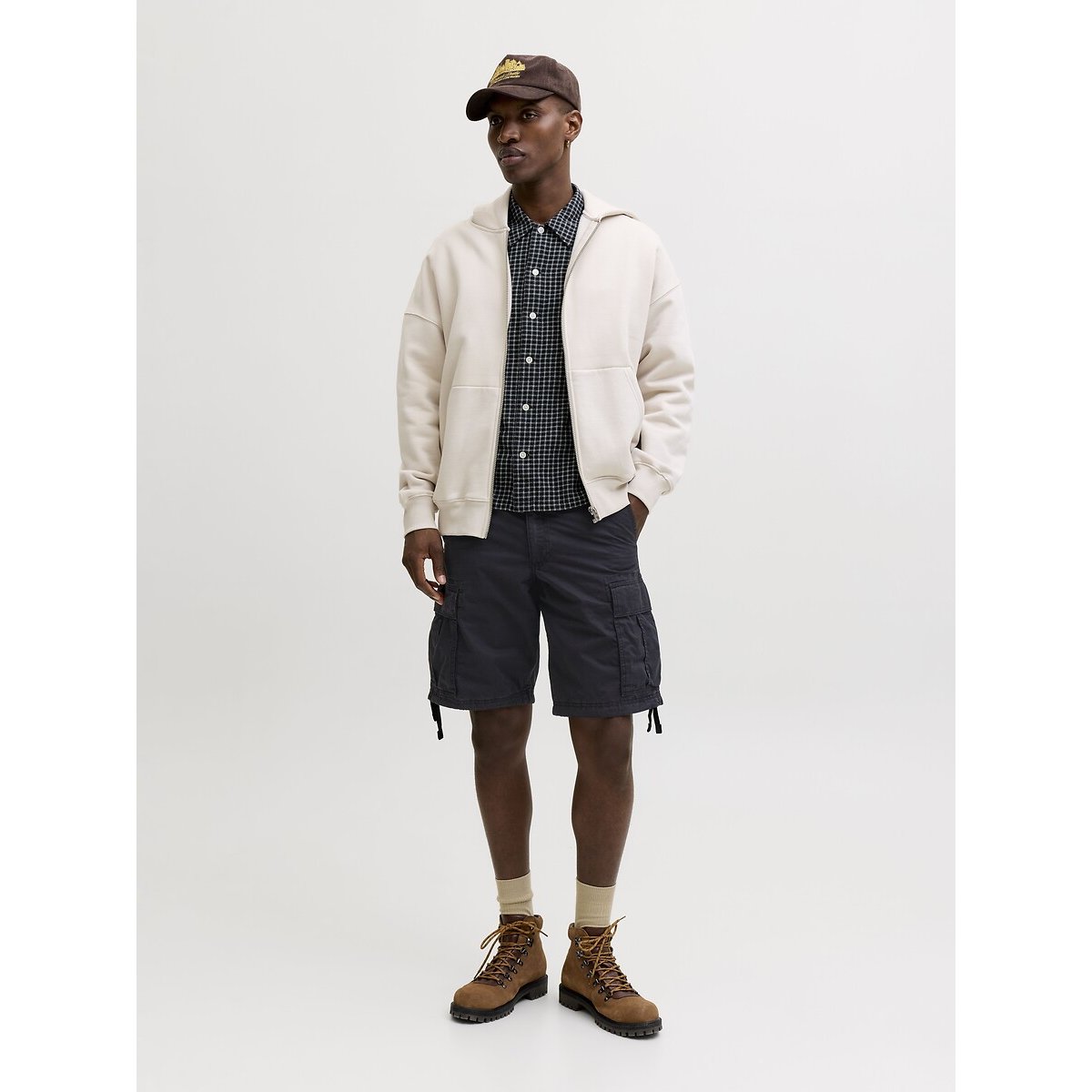 Bermuda battle relaxed noir, JACK & JONES