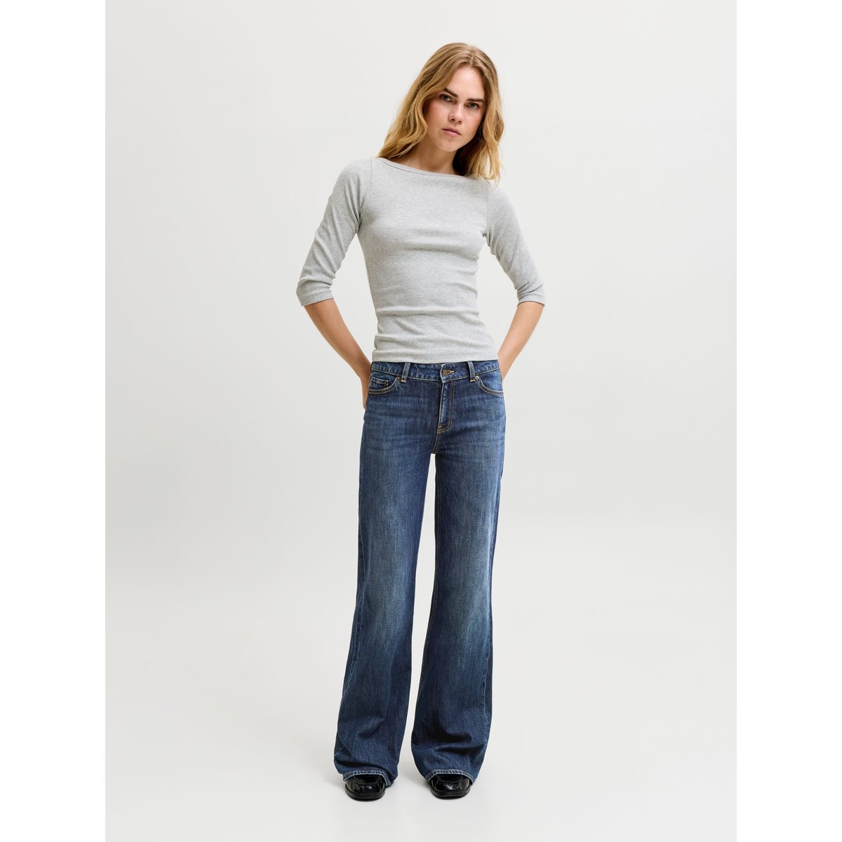 Jean Coupe Évasée blue denim, JJXX