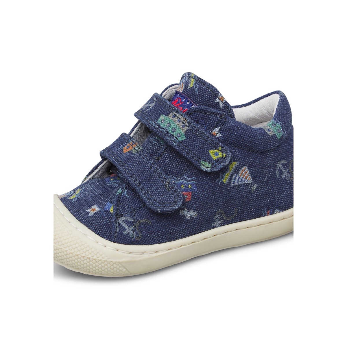 Chaussures premiers pas en tissu COCOON VL marine-, NATURINO