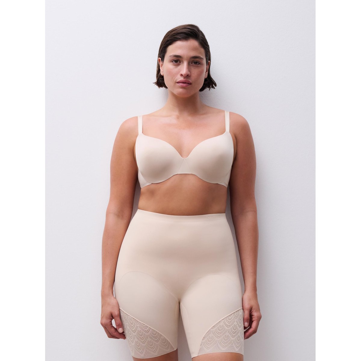 Panty gainant taille haute SEXY SHAPE beige doré, CHANTELLE