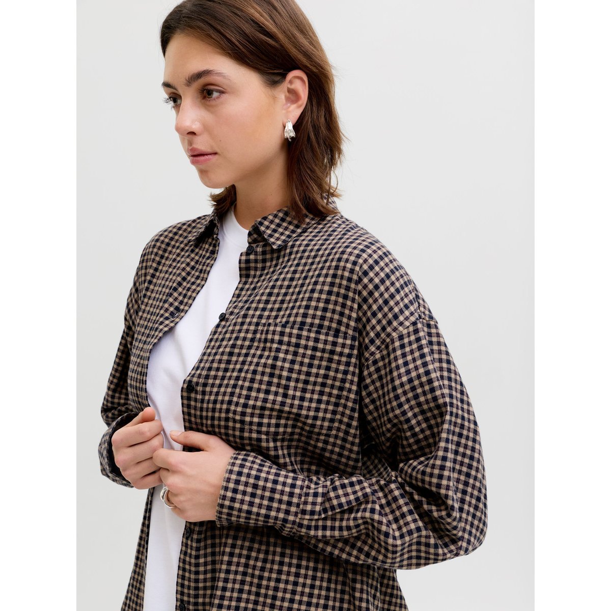 Chemise marron - slate black, JJXX