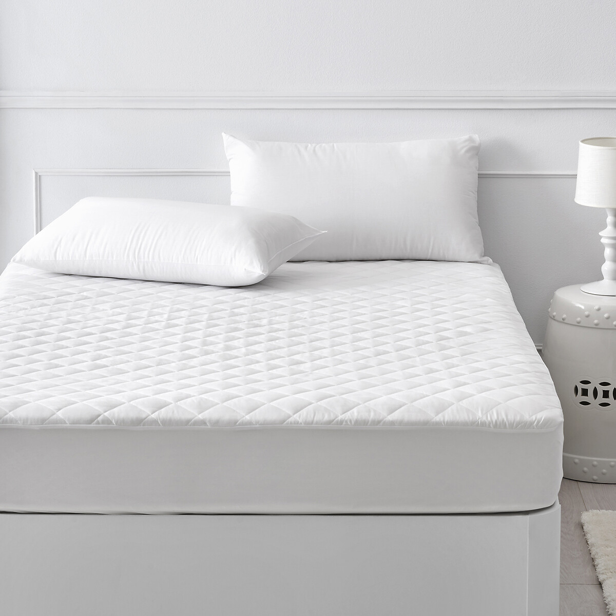 Protetor colchão impermeável acolchoado Aloe, Pikolin Home branco, PIKOLIN