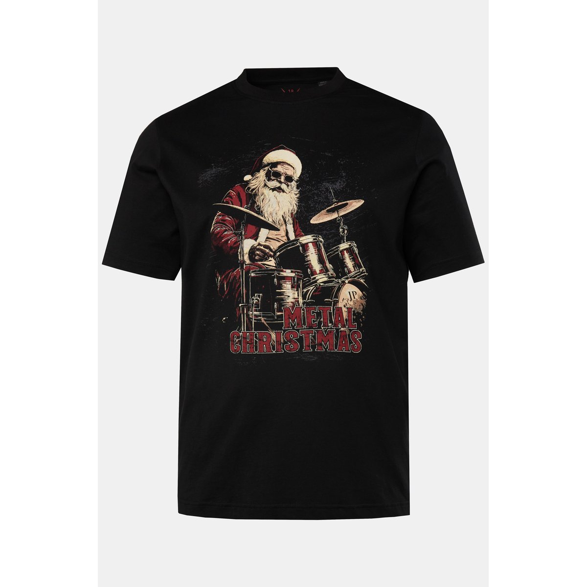 T-shirt. Manches courtes et col noir, JP1880
