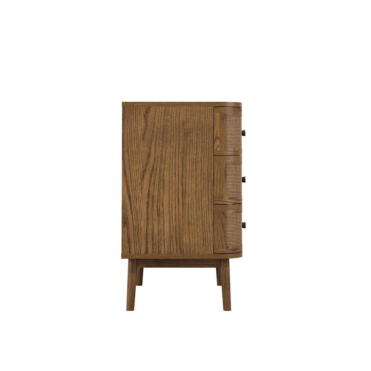 Myra Smoked Wood Chest of 3 Drawers smoked oak, SO'HOME