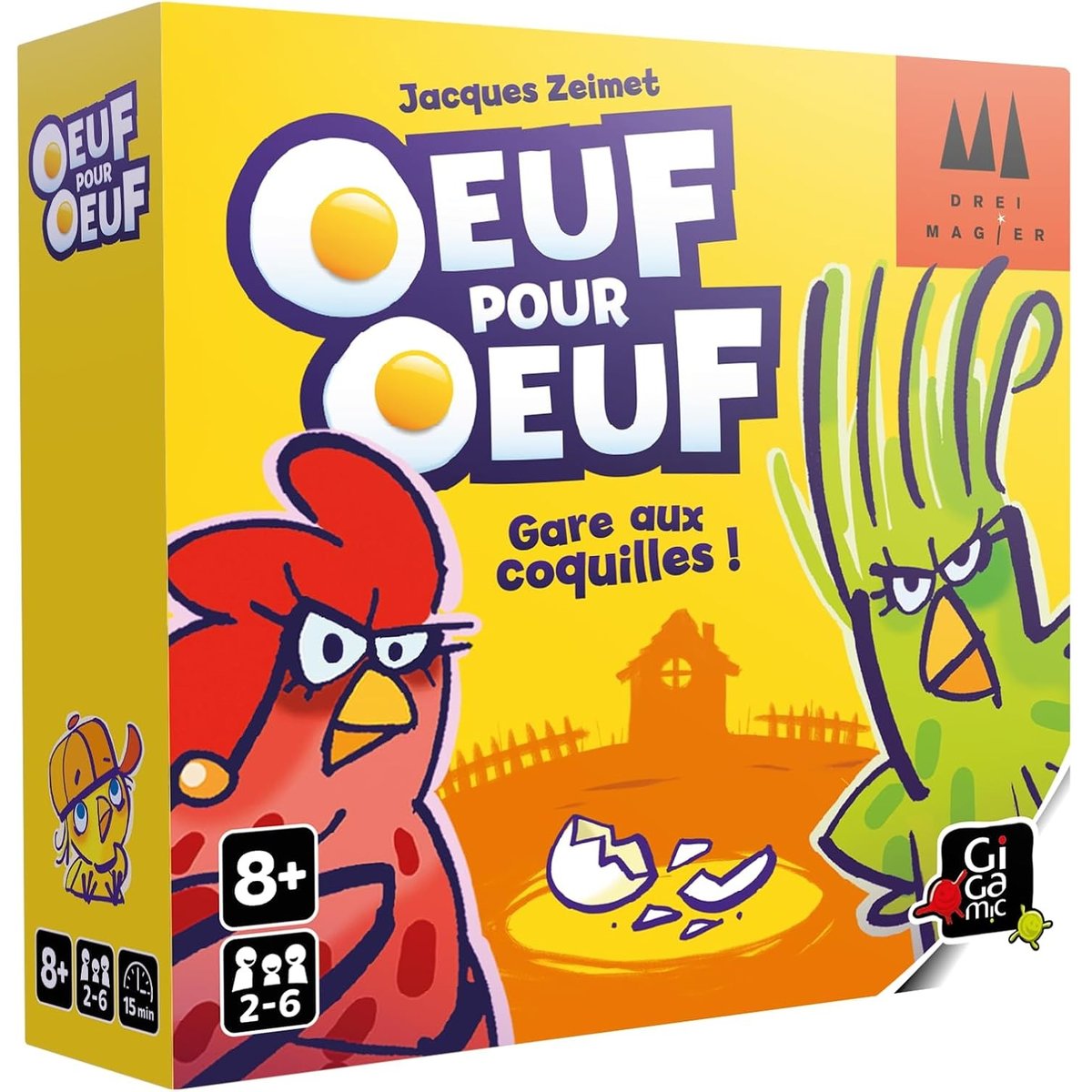 Oeuf Pour Oeuf orange, GIGAMIC