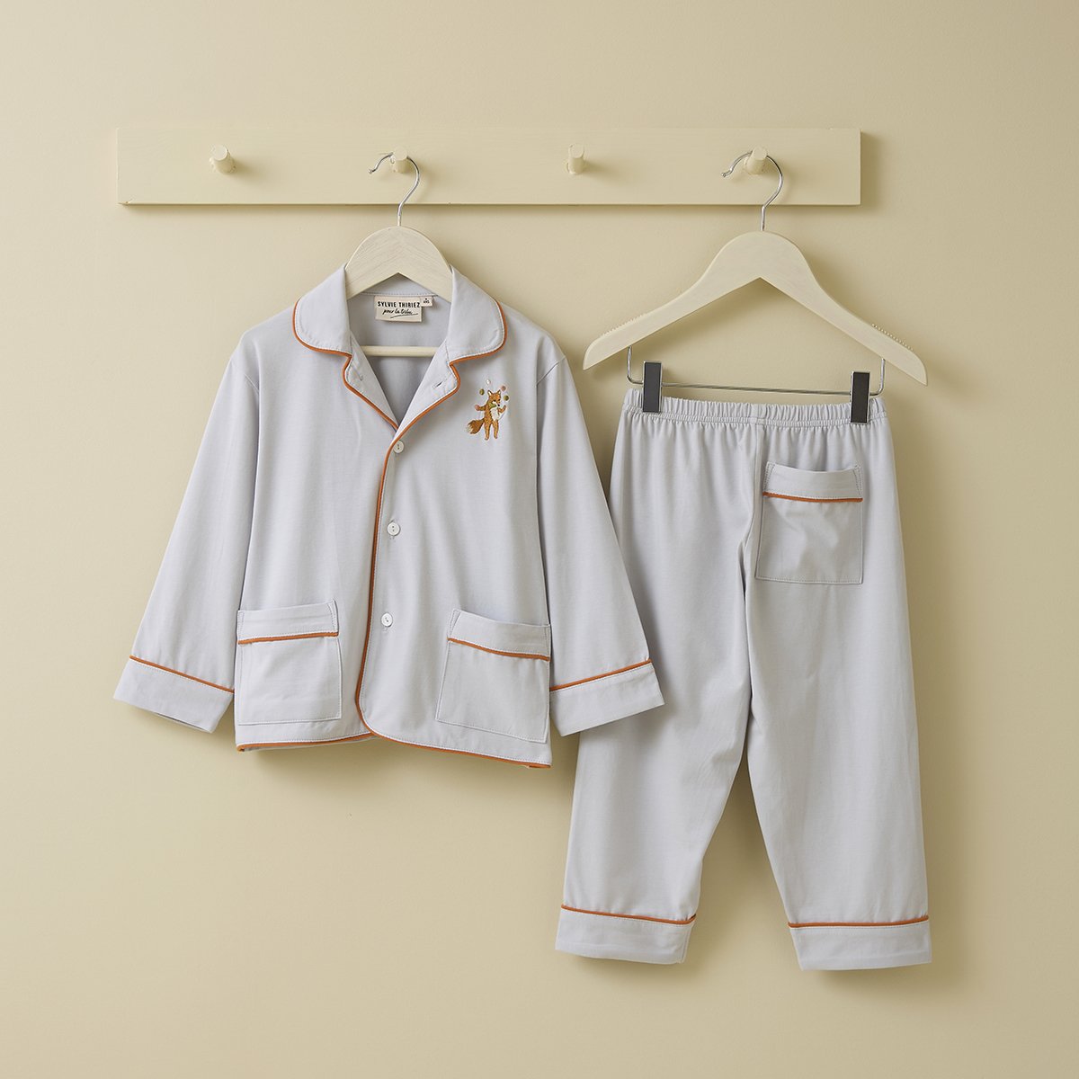 Pyjama enfant HYDE PARK gris, SYLVIE THIRIEZ
