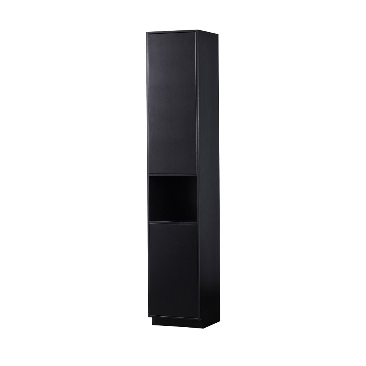 Colonne de rangement en bois massif de pin L40cm- FINCA noir, WOOOD