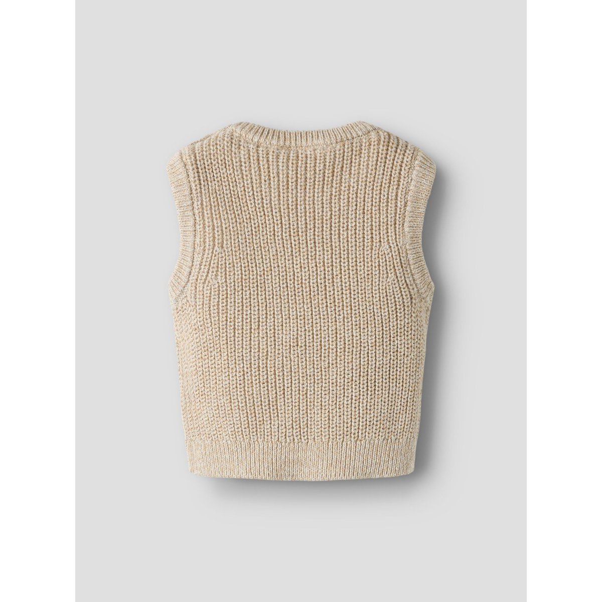 Gilet Tricoté gris - white pepper1, NAME IT