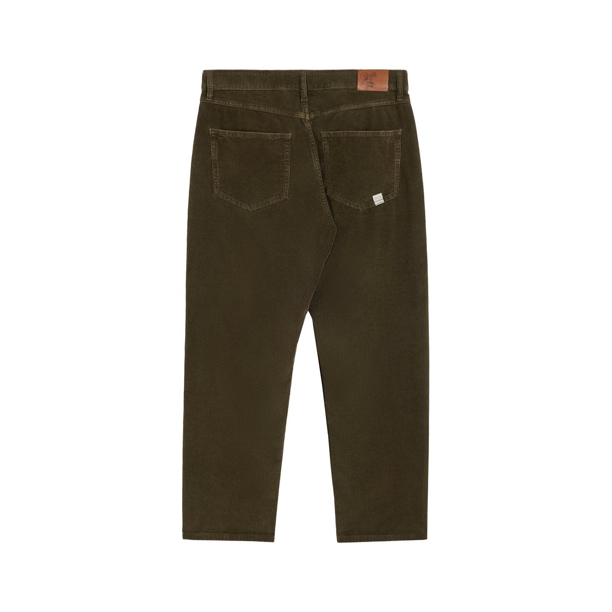 PANTALON MID LOOSE VELOURS ROYCYPRESS vert forêt, PULLIN