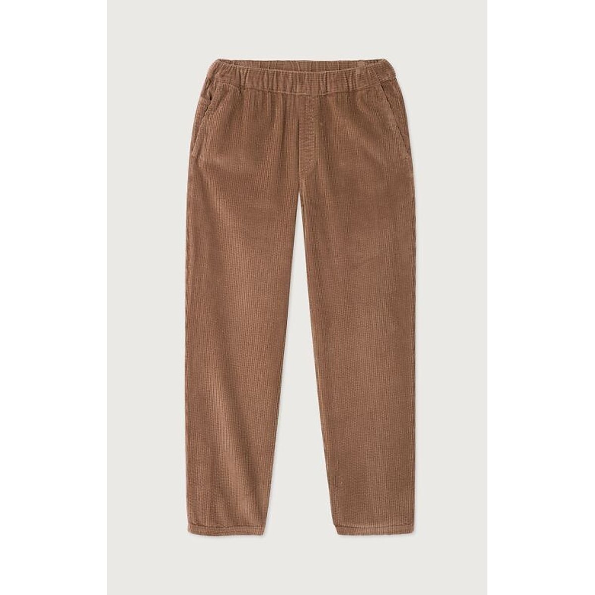 Pantalon droit velours côtelé PADOW bison, AMERICAN VINTAGE