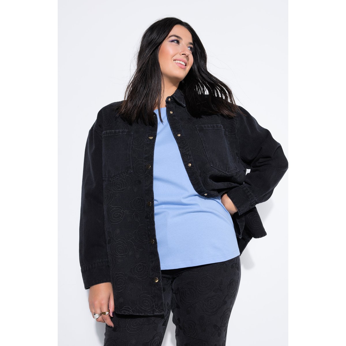 Chemise en jean oversize noir, STUDIO UNTOLD