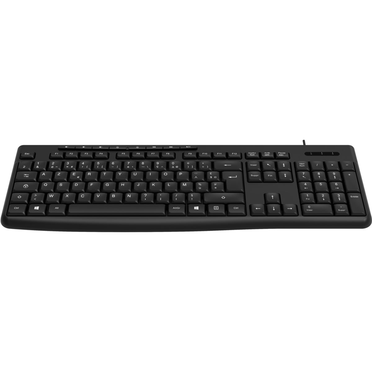 Clavier filaire CF-267 couleur unique, LISTO