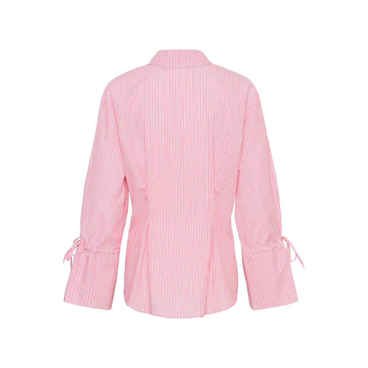 Chemise à manches longues rose rouge pink/red stripe, CULTURE