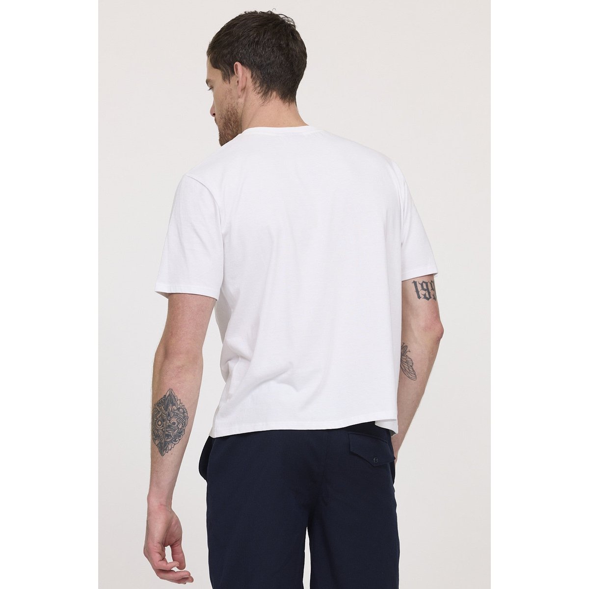 T-shirt manches courtes coton comfort ACERA blanc, LEE COOPER