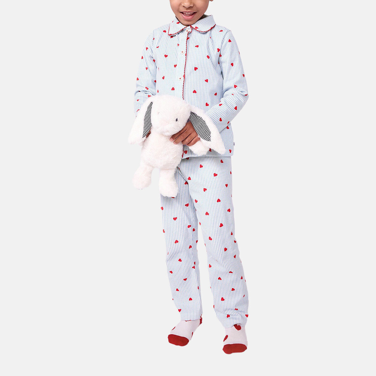 Children's Two-Piece Pyjama Set printed, PETIT BATEAU