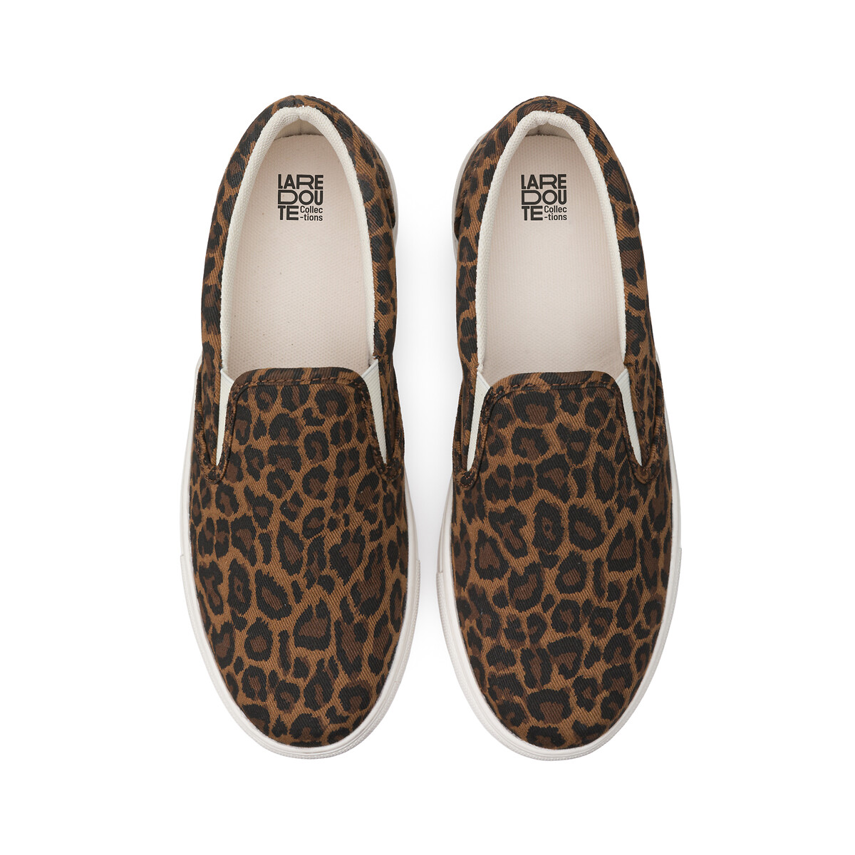 Baskets slip-on imprimées léopard imprimé animalier, LA REDOUTE COLLECTIONS