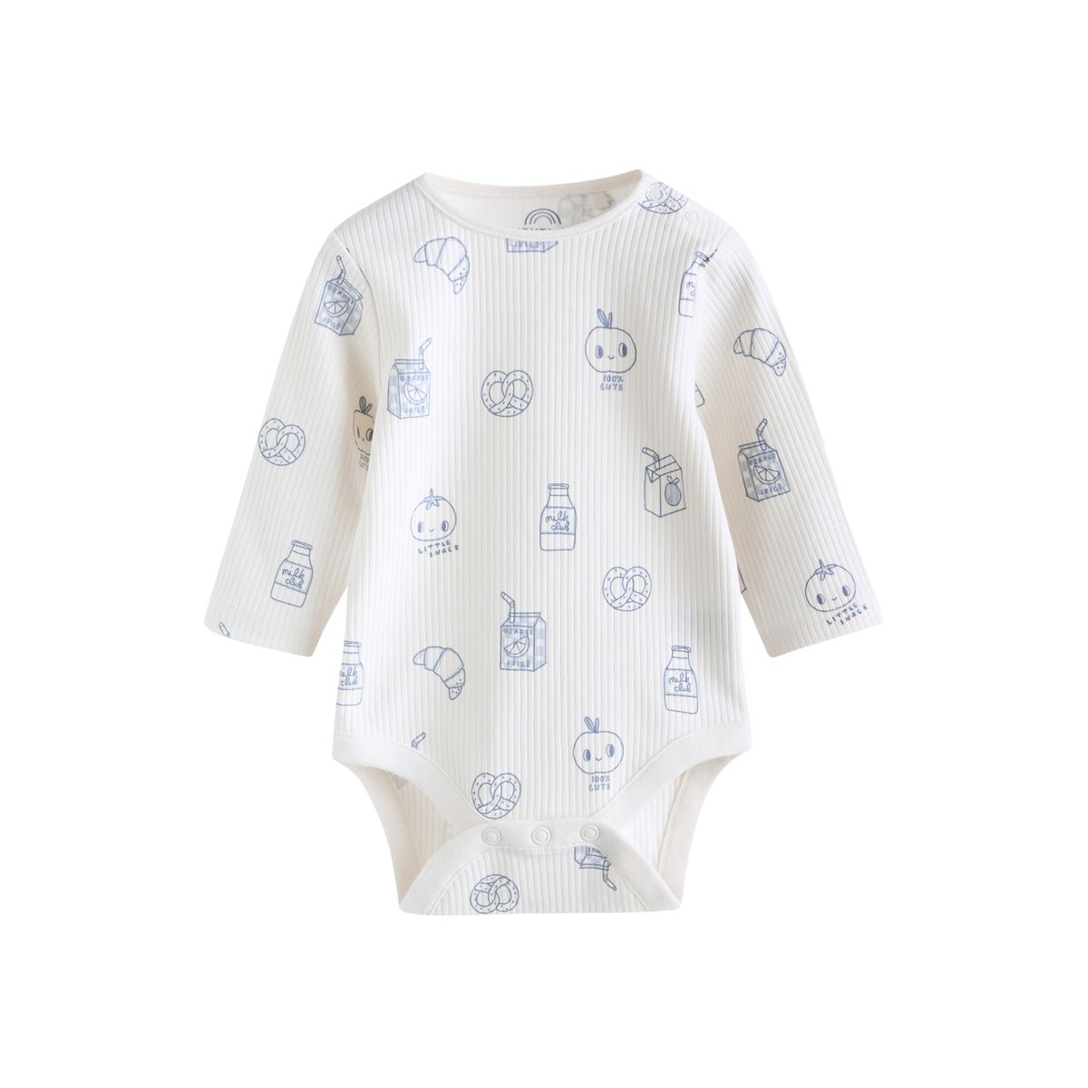 Body à manches longues bébé, lot de 5 bleu, NEXT