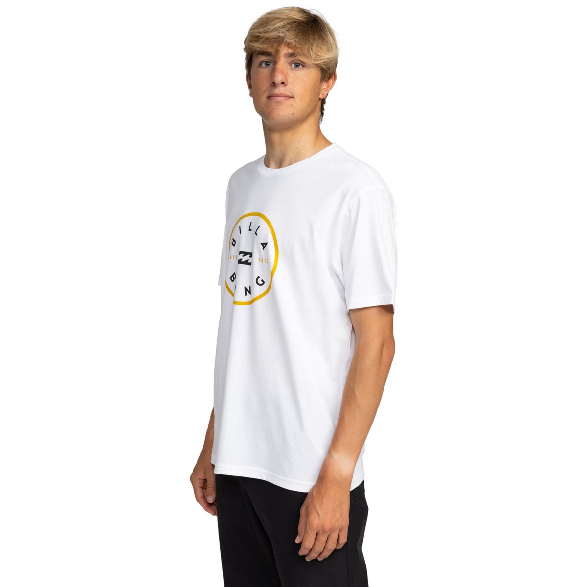 T shirt manches courtes ROTOR blanc white, BILLABONG