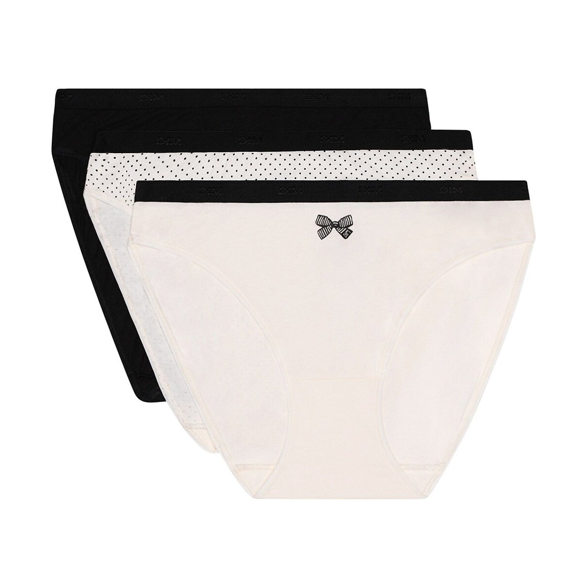 Confezione Da 3 Slip In Cotone Elasticizzato Les Pockets Abbigliamento E Accessori Biancheria Intima Calze Intimo La Redoute