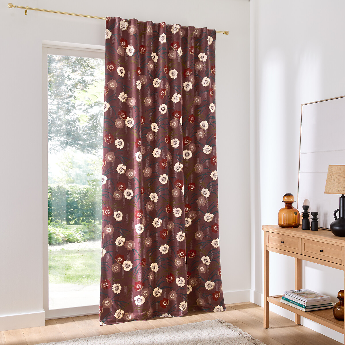 Rideau motif velours pattes cachées, Mowan multicolore, LA REDOUTE INTERIEURS