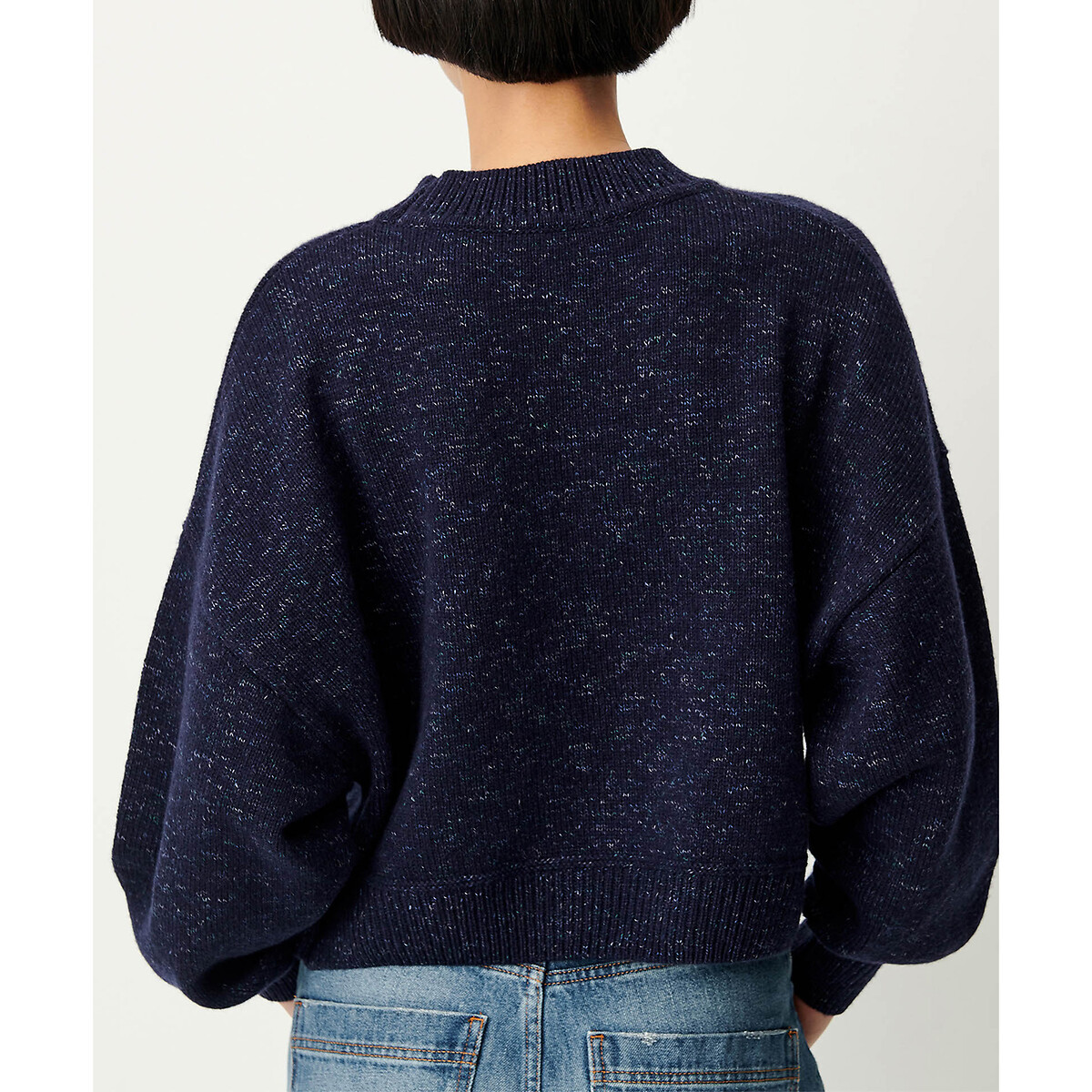 Speto Wool Crew Neck Jumper indigo, SESSUN