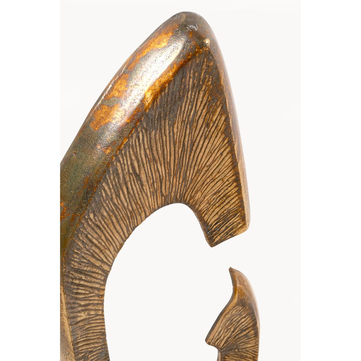 Déco XL en aluminium, CIRCLE HOOK bronze, KARE DESIGN