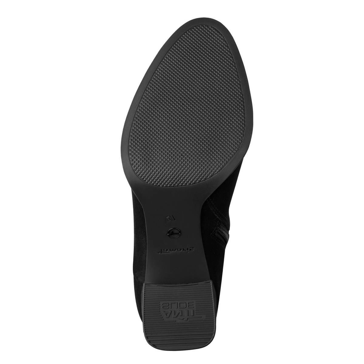 Cuissardes talon bloc noir, TAMARIS