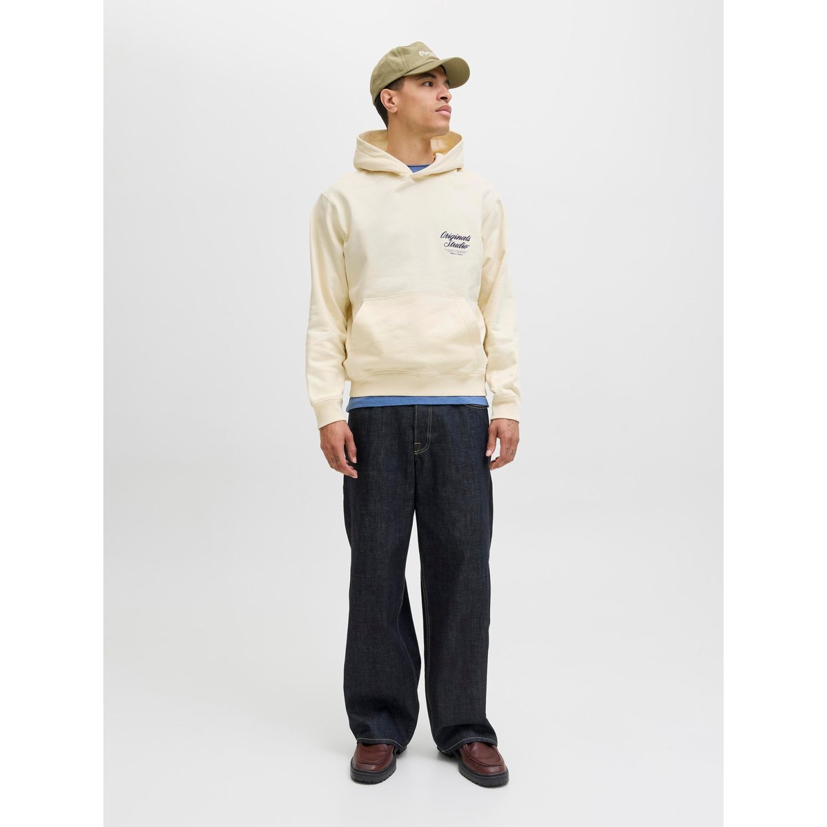 Sweat À Capuche antique white 1, JACK & JONES