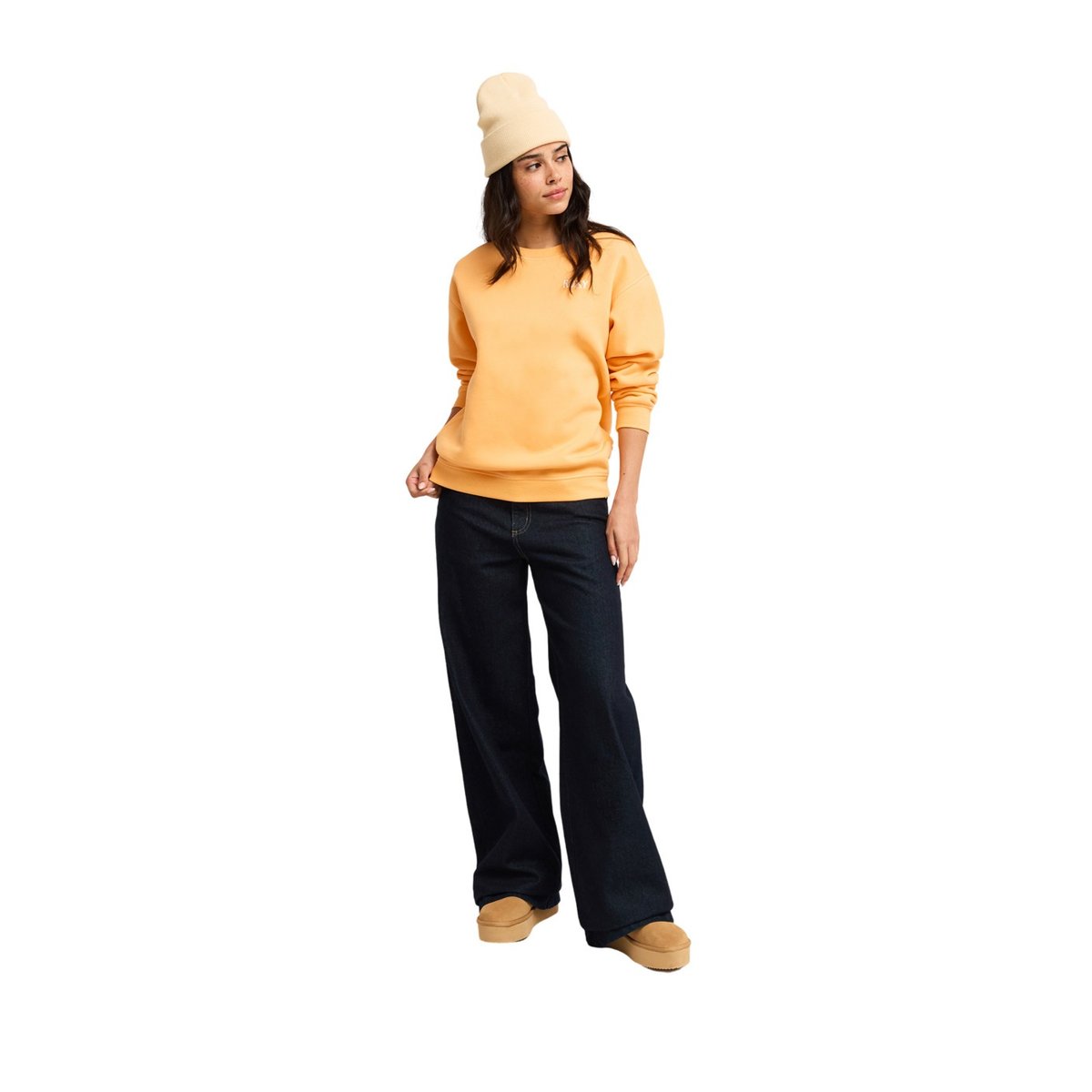 Sweat SURF STOKED BRUSHED. orange mock orange, ROXY